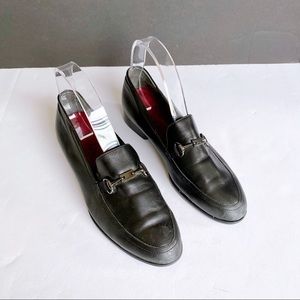 Munro Black Leather Loafers US8M
